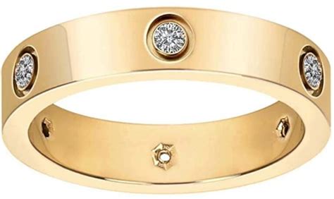 cartier love ring dupe gold|cartier love ring knockoff.